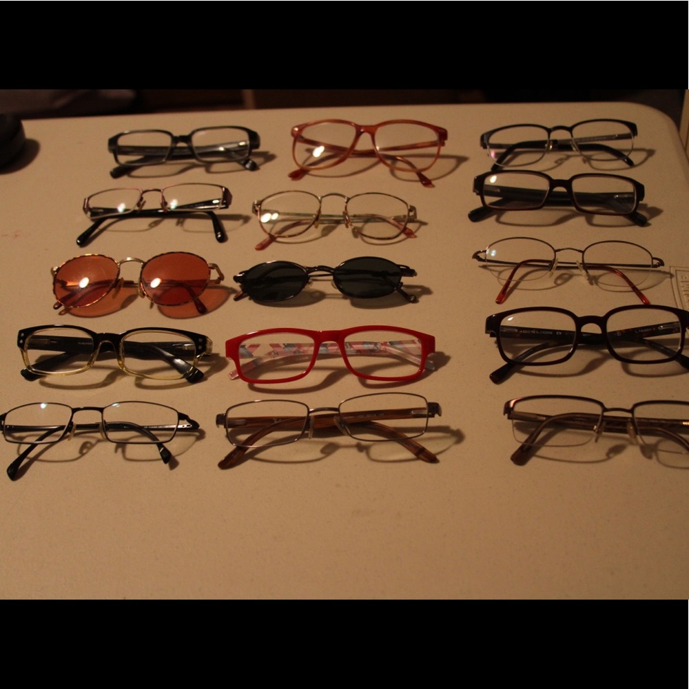 MENS VINTAGE EYEGLASS FRAMES
